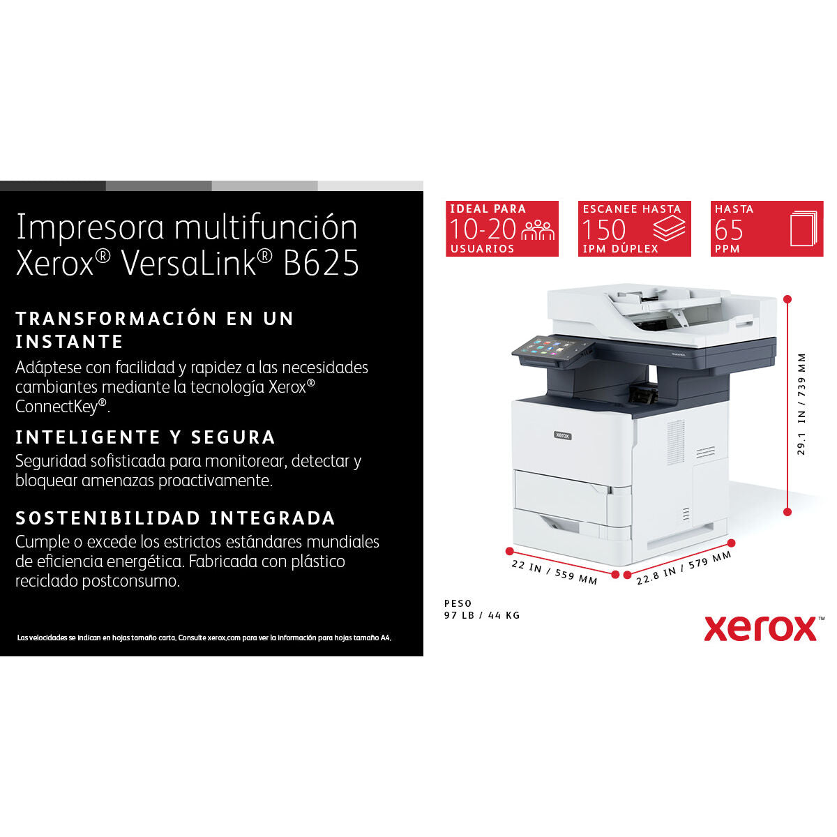 Multifunktionsdrucker Xerox B625V_DN