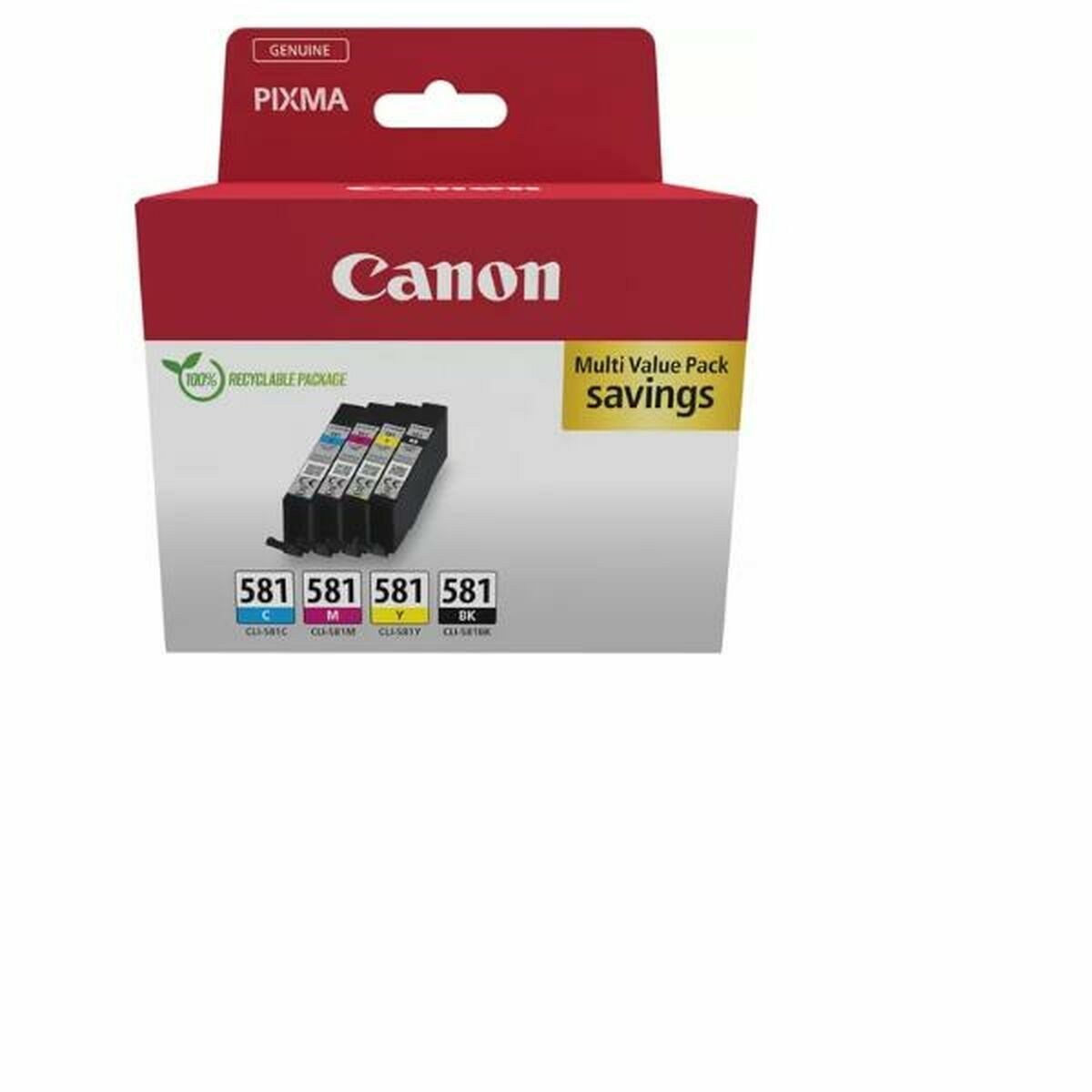 Original Tintenpatrone Canon Bunt (4 Stück)