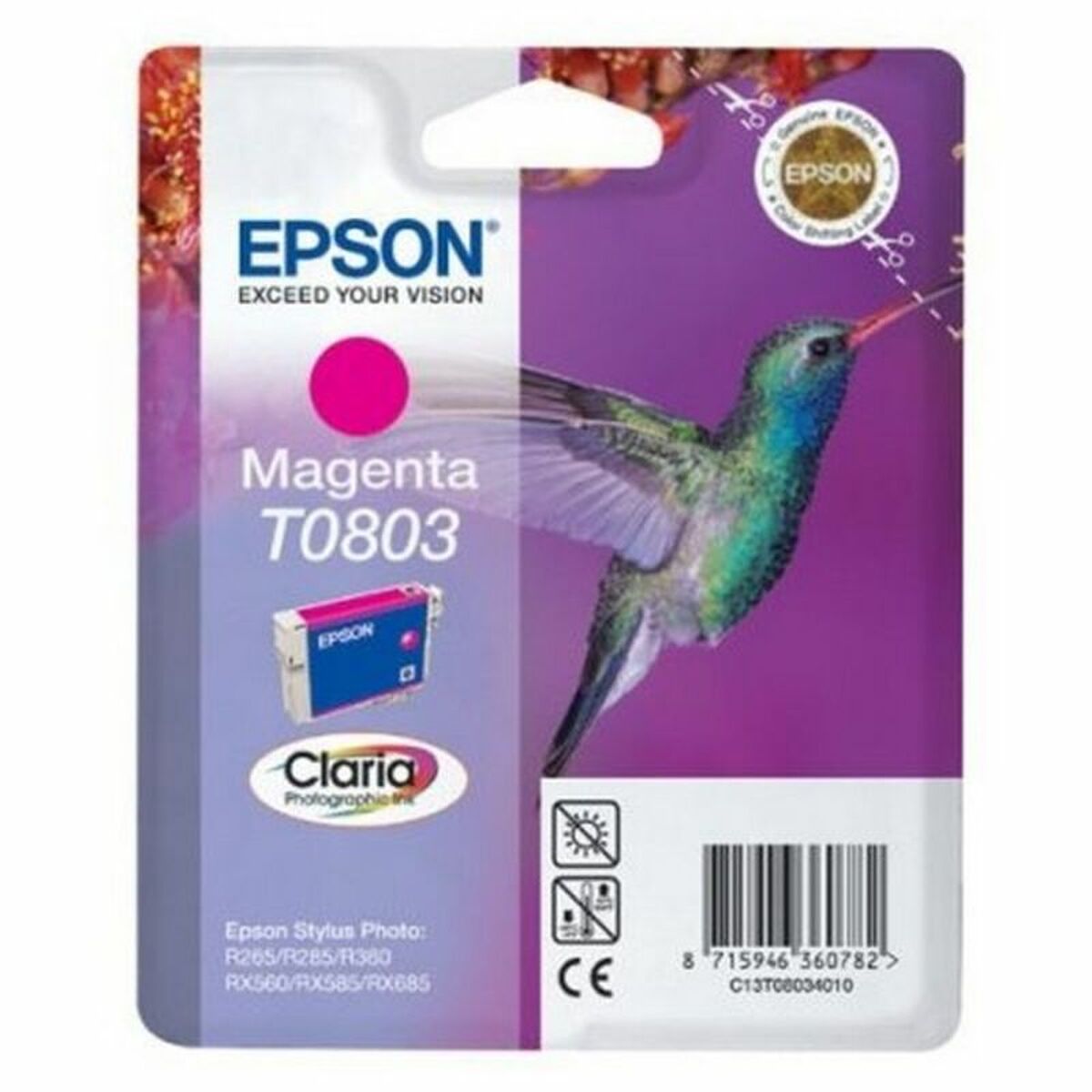 Original Tintenpatrone Epson C13T08034011 Stylus Photo R360 Magenta