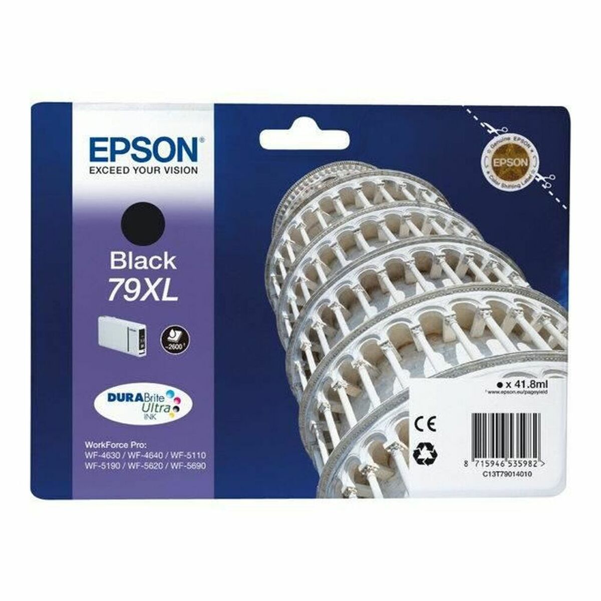 Original Tintenpatrone Epson Cartucho 79XL negro Schwarz