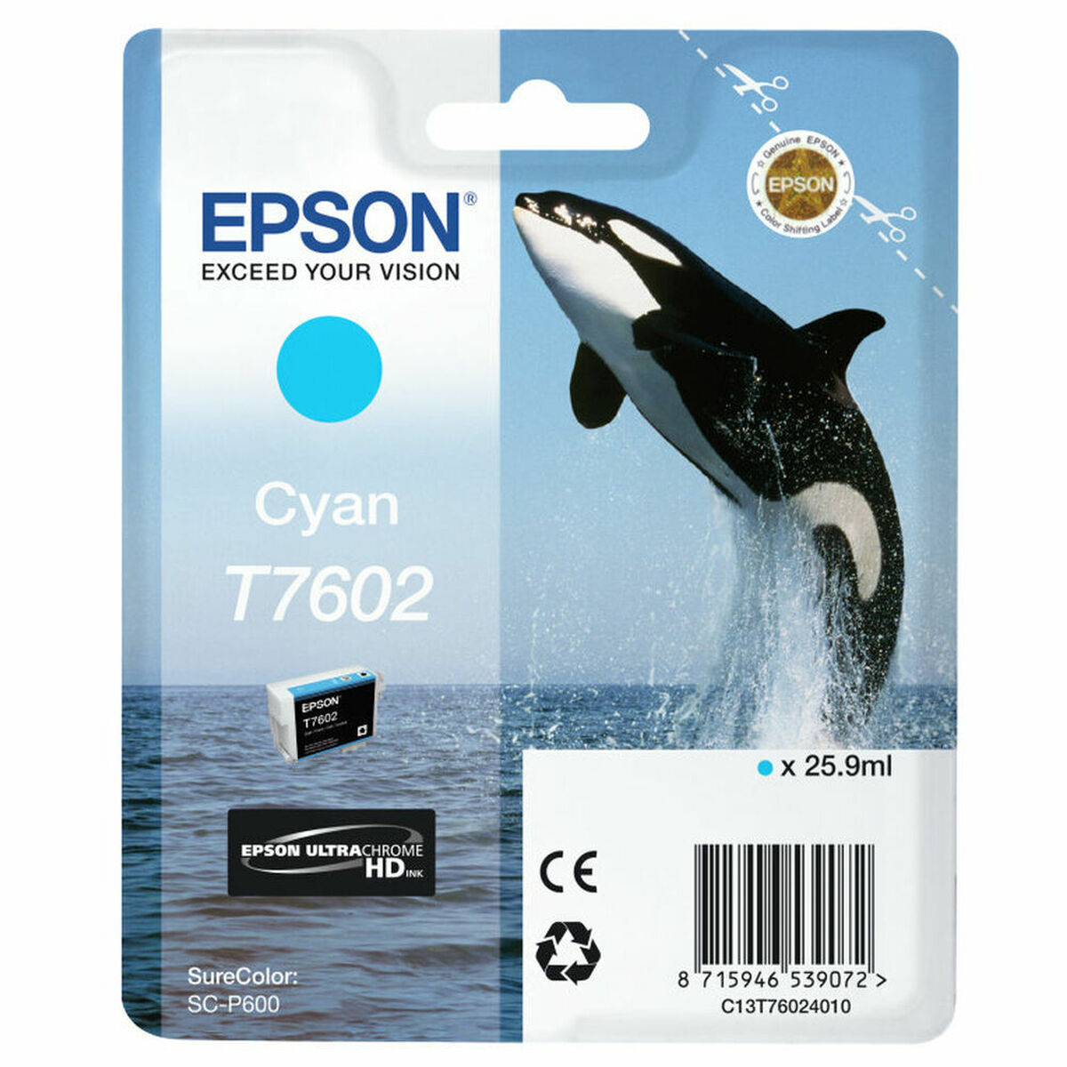 Original Tintenpatrone Epson T7602