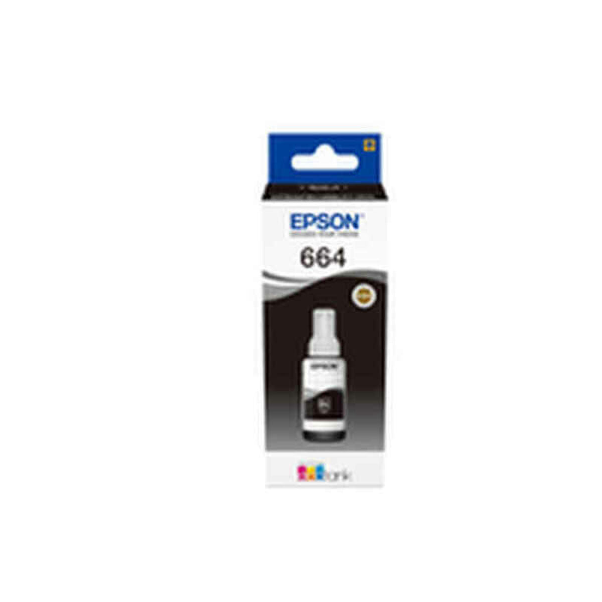 Original Tintenpatrone Epson 664 Ecotank Black ink bottle (70ml) Schwarz Grau