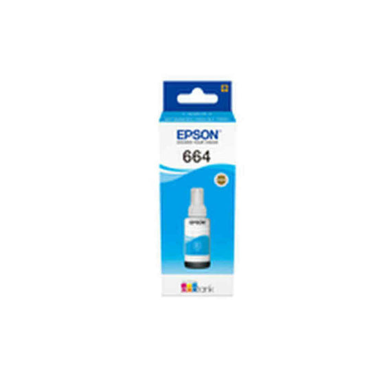 Original Tintenpatrone Epson 664 Ecotank Cyan ink bottle (70ml) Grau Türkis