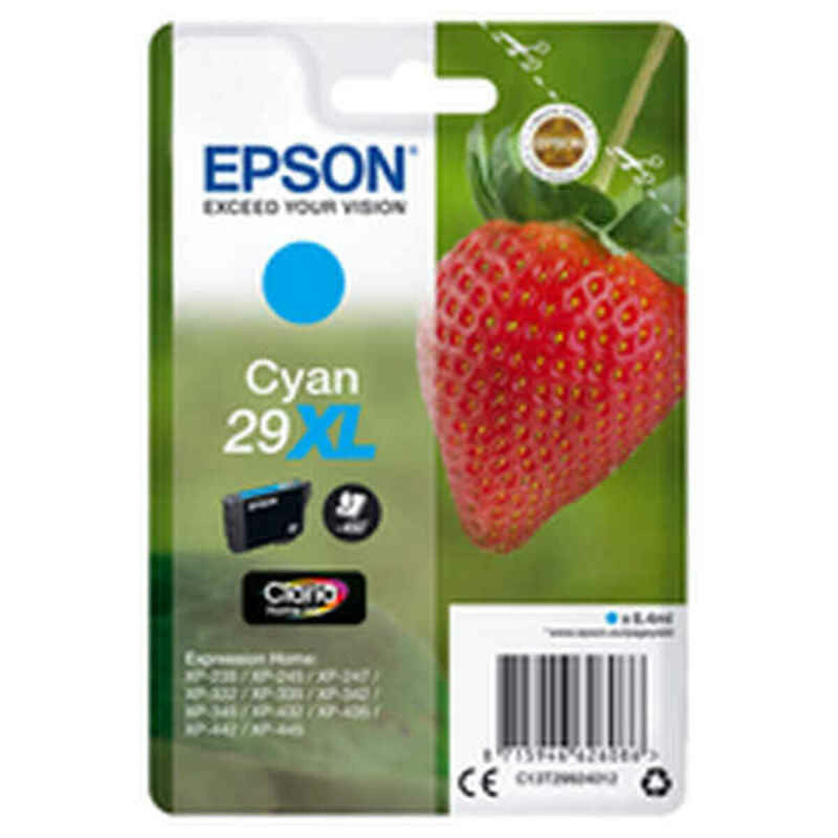 Original Tintenpatrone Epson Singlepack Cyan 29XL Claria Home Ink Türkis