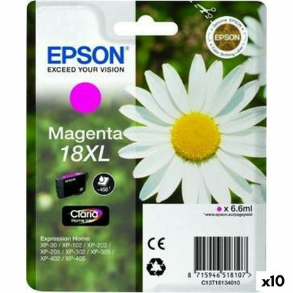 Original Tintenpatrone Epson  Nº18XL Magenta (10 Stück) (1 Stück)