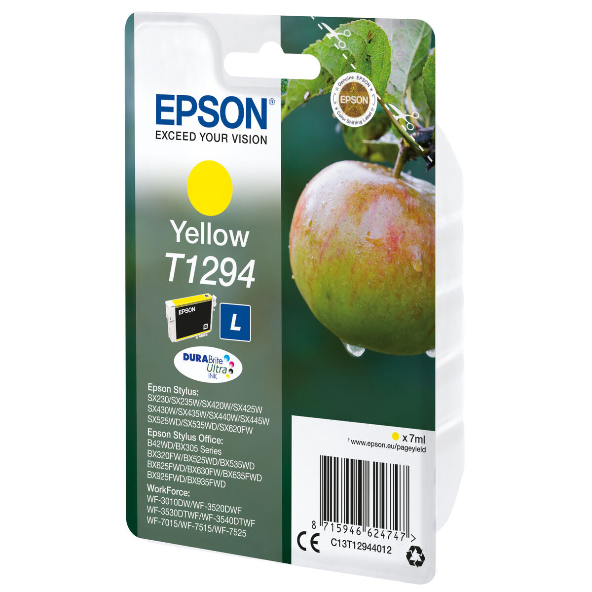 Original Tintenpatrone Epson T1294 Gelb (10 Stück)