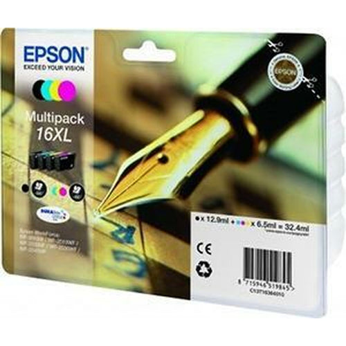 Original Tintenpatrone Epson DURABRITE ULTRA INK - Nº16XL Schwarz/Zyanblau/Magenta/Gelb (8 Stück)