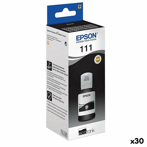 Nachfülltinte für Kartuschen Epson Nº111 Schwarz (30 Stück)