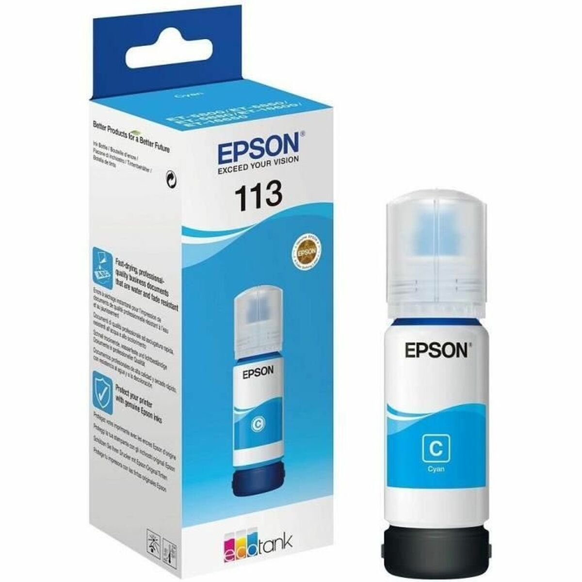 Nachfüllungstinte Epson 113 Türkis 70 ml