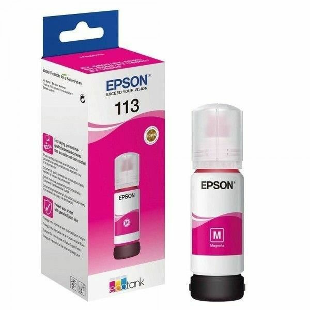 Nachfülltinte für Kartuschen Epson 113 Magenta 70 ml