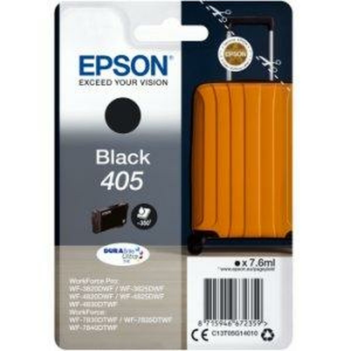 Original Tintenpatrone Epson 405 Schwarz (8 Stück)