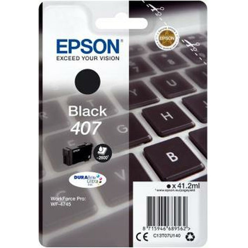Original Tintenpatrone Epson Nº 407 Schwarz (5 Stück)