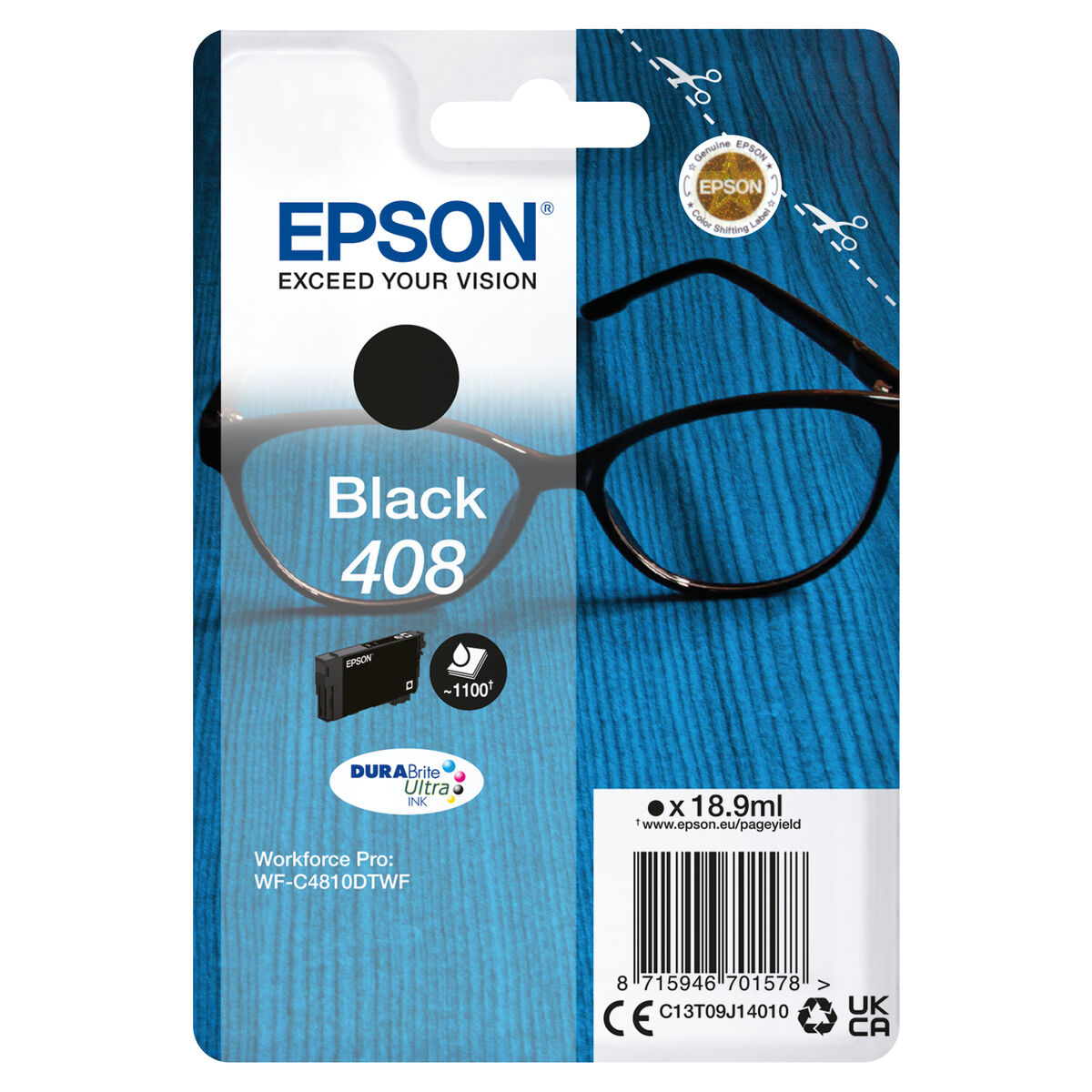 Original Tintenpatrone Epson C13T09J14010 Schwarz Schwarzweiß