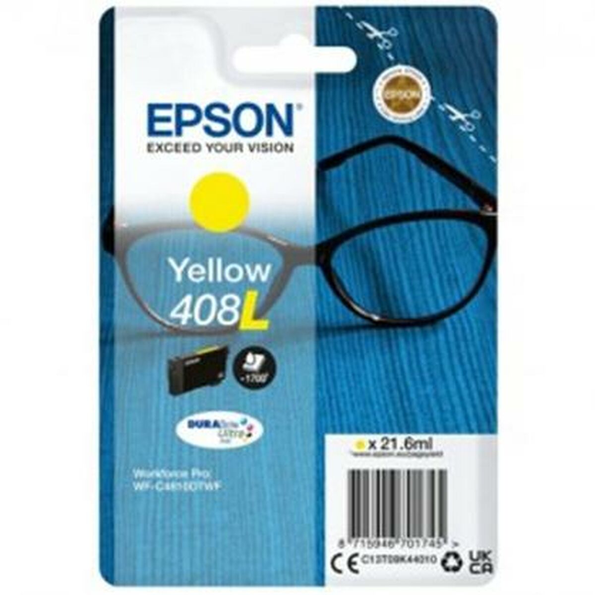 Original Tintenpatrone Epson 408L Gelb