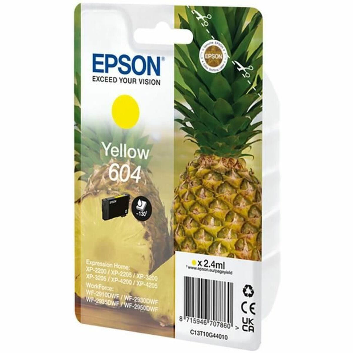 Original Tintenpatrone Epson 604 Gelb