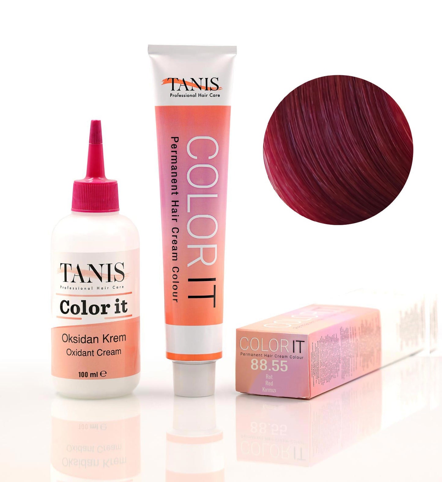 Permanente Haarfarbe COLOR-IT 88.55 Rot