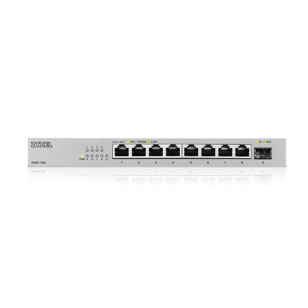 Zyxel XMG-108 Ohanterad 2.5G Ethernet (100/1000/2500) Silver