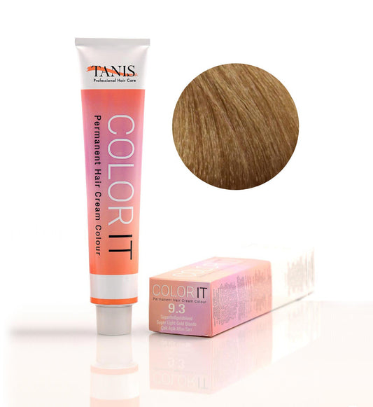 Permanente Haarfarbe COLOR-IT 9.3 Superhellgoldblond