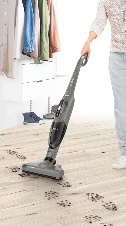 Bosch Serie 2 BBHF214G upprättstående dammsugare och elektrisk sopborste 2-in-1 stick vacuum Batteri Torr Utan påse Grå