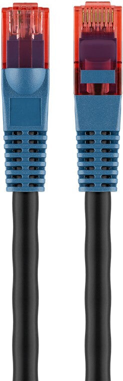 Goobay 94394 nätverkskablar Svart 40 m Cat6 U/UTP (UTP)