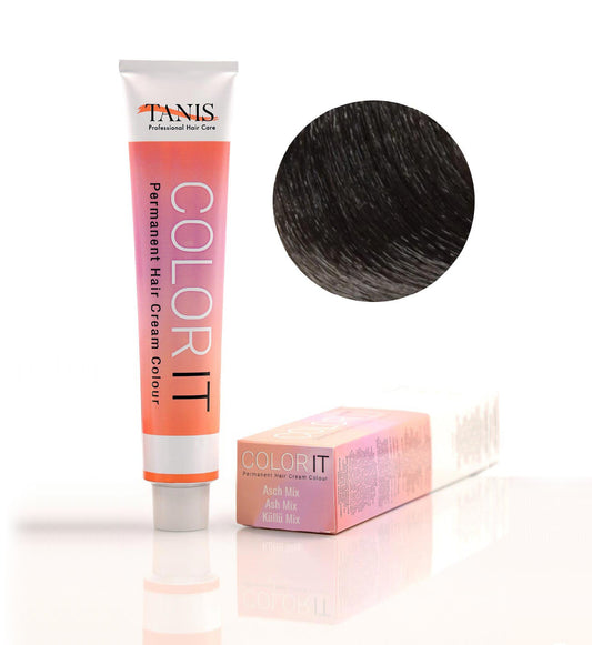 Permanente Haarfarbe COLOR-IT Asch-Mix