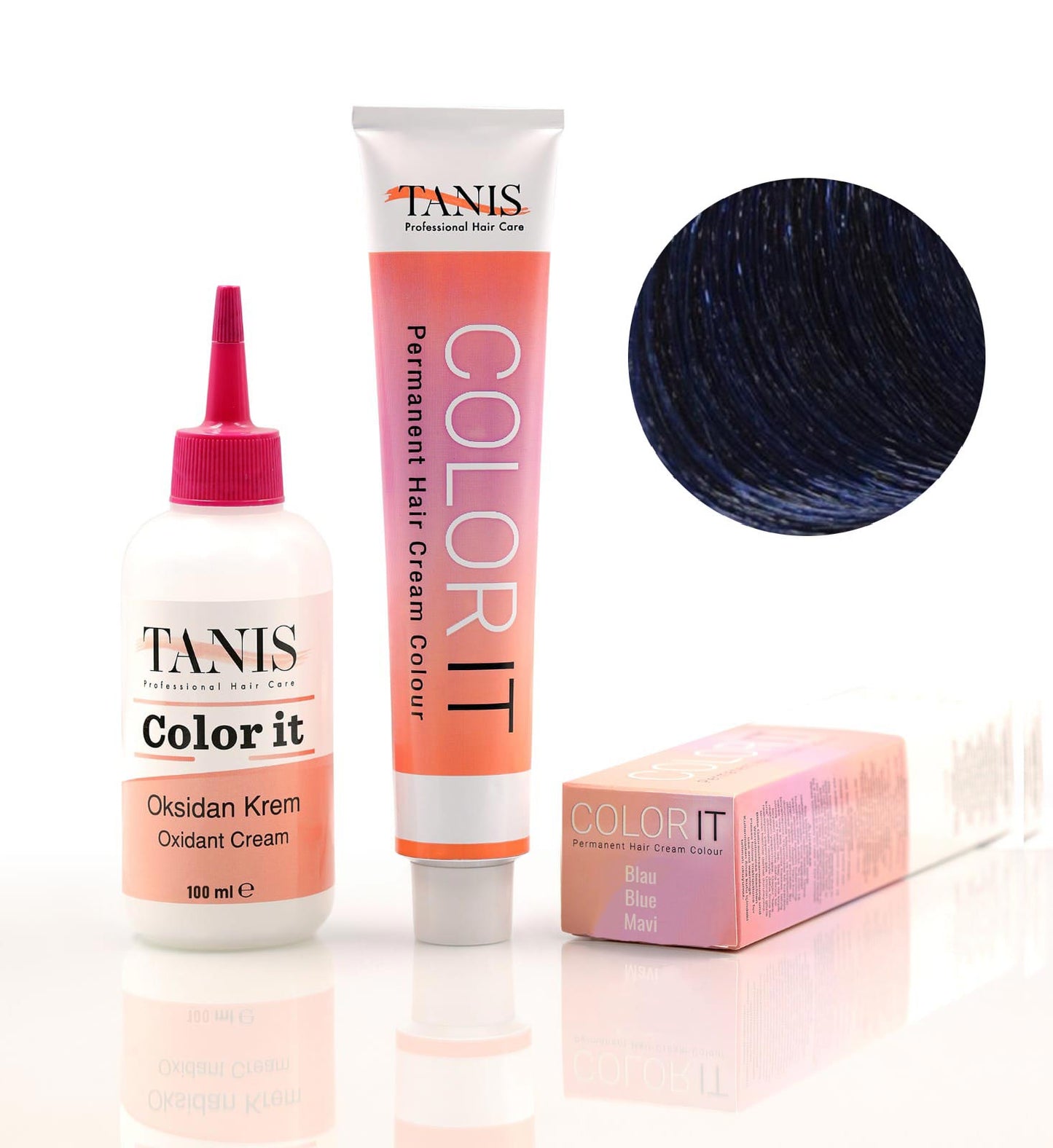 Permanente Haarfarbe COLOR-IT Blau