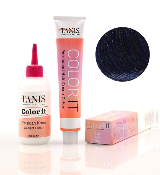 Permanente Haarfarbe COLOR-IT Blau