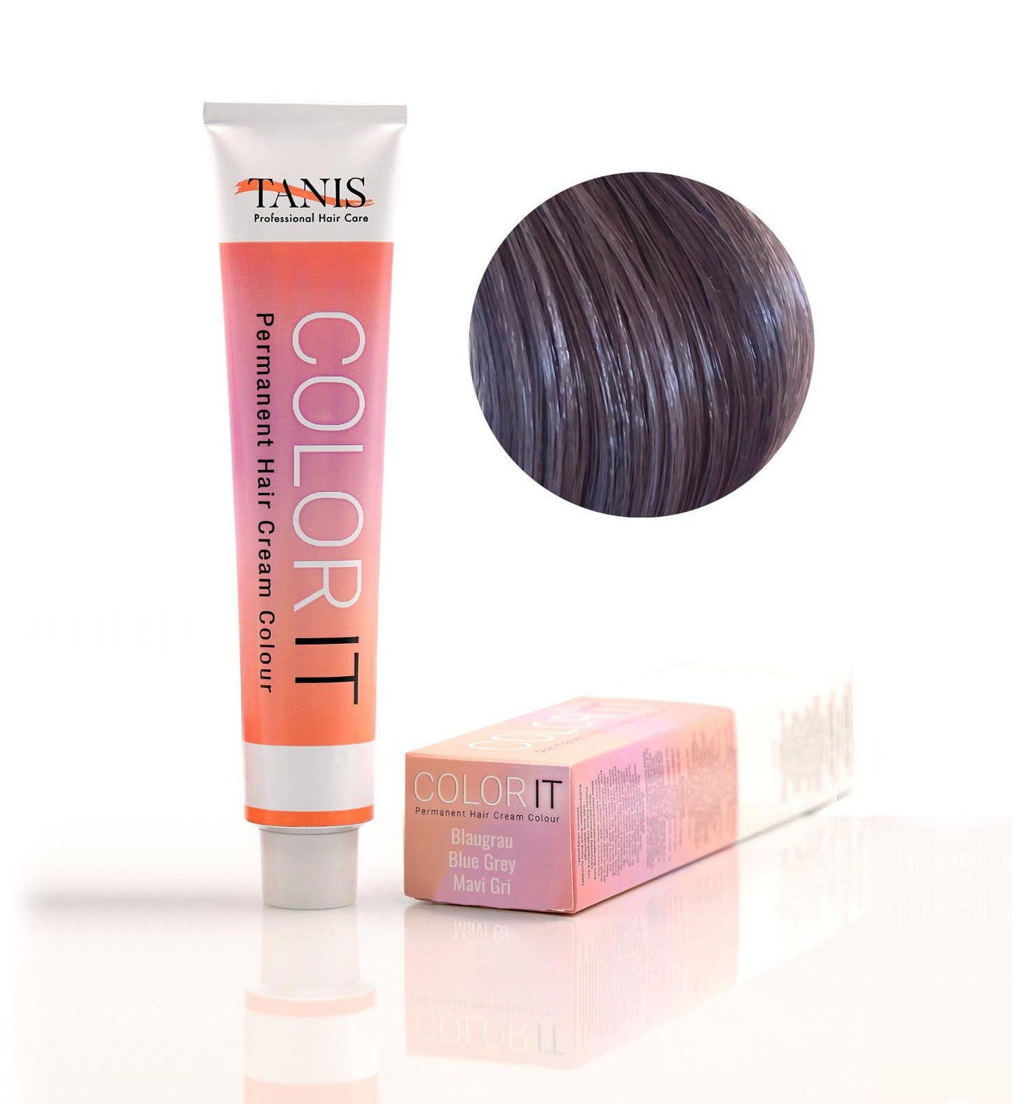 Permanente Haarfarbe COLOR-IT Blaugrau