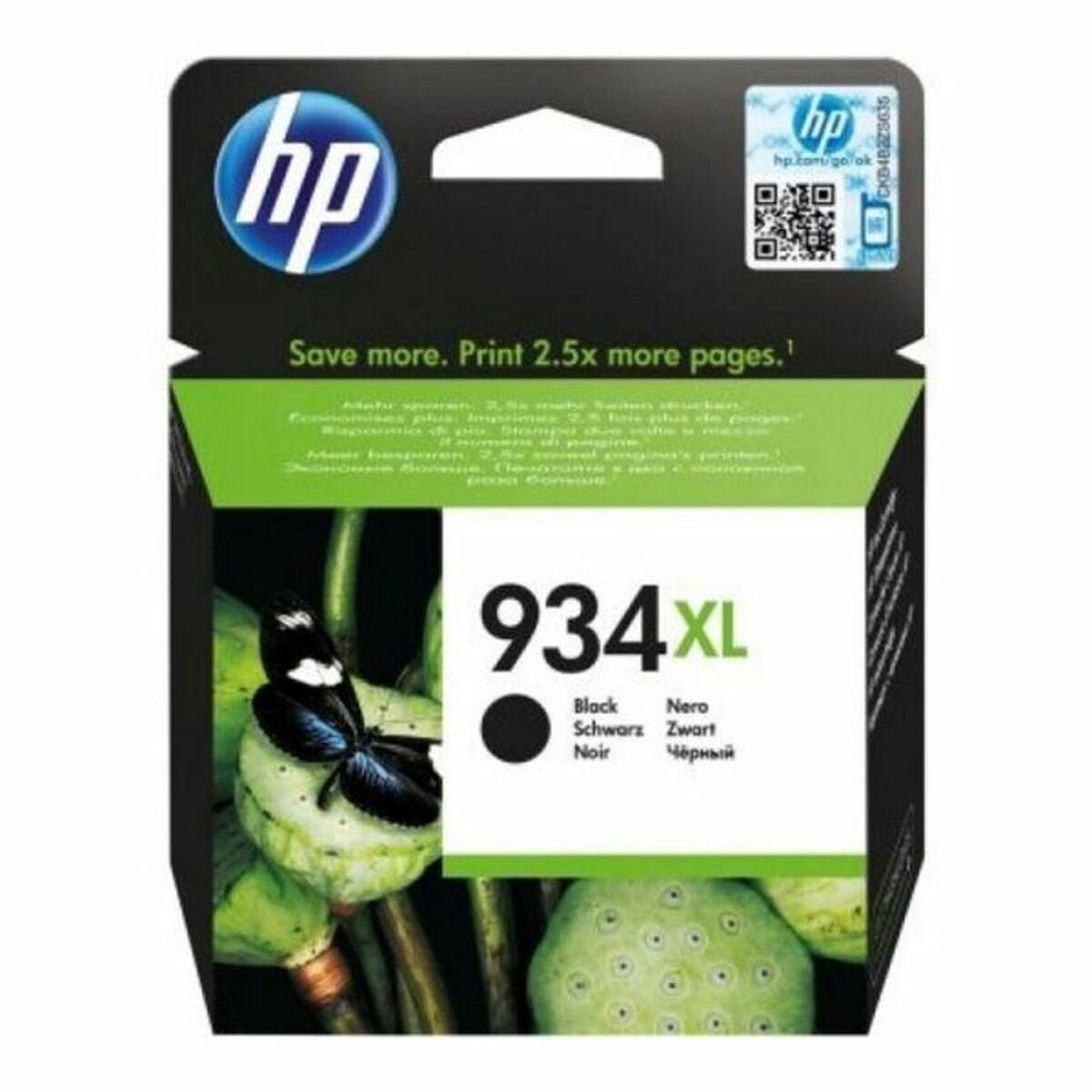 Original Tintenpatrone HP 934XL Schwarz