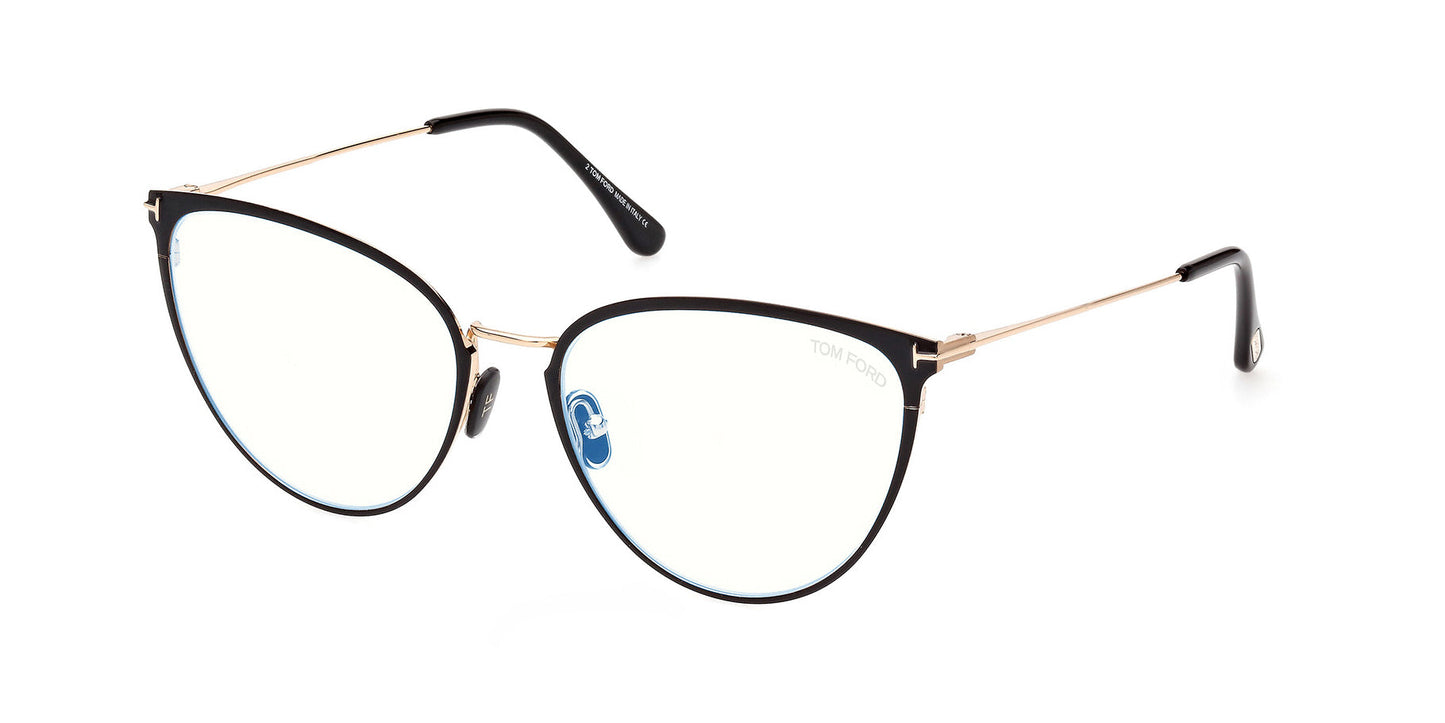Tom Ford TF5840-B Blue Light Shiny Black #colour_shiny-black