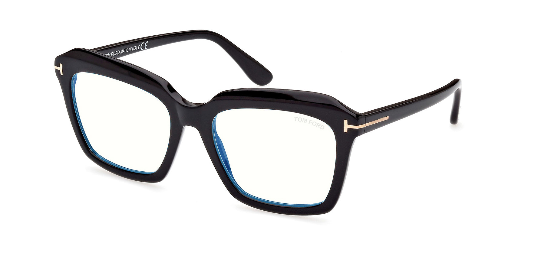 Tom Ford TF5847-B Blue Light Shiny Black #colour_shiny-black
