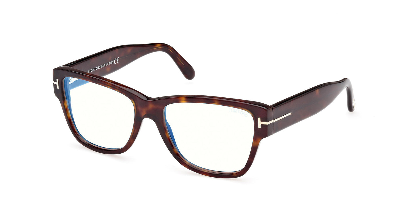Tom Ford TF5878-B Blue Light Dark Havana #colour_dark-havana