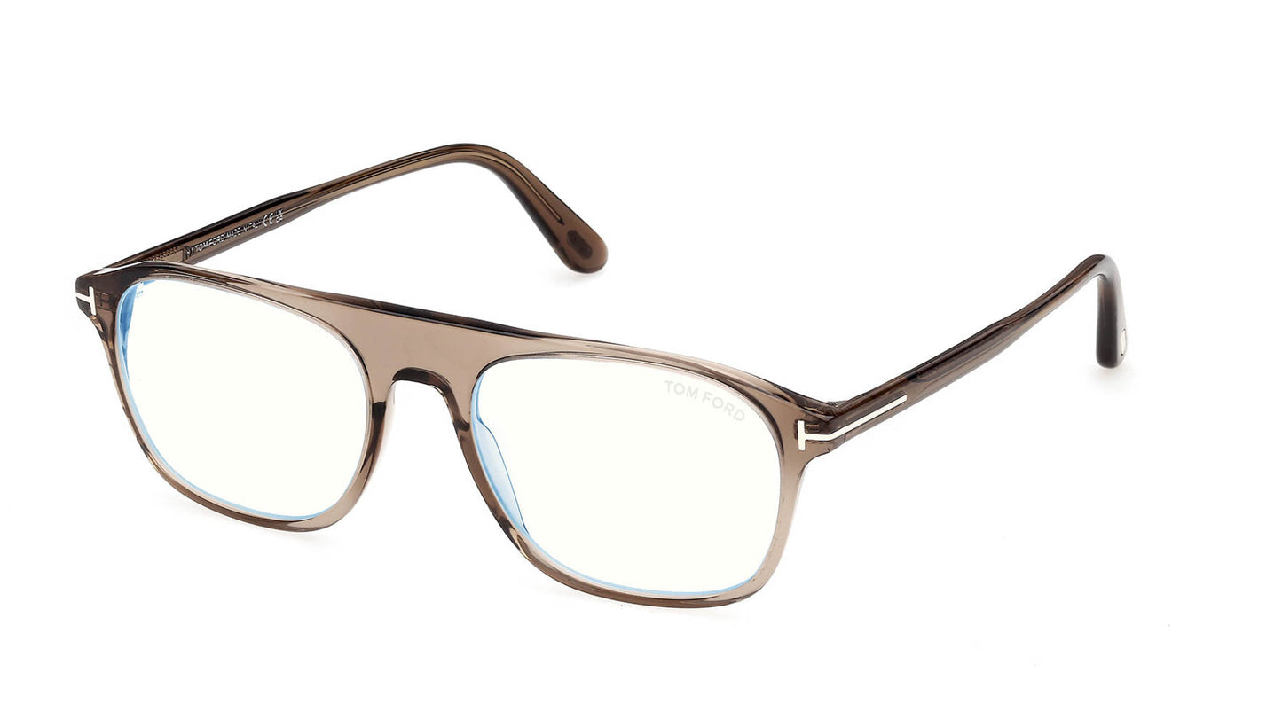 Tom Ford TF6167-B Blue Light#colour_shiny-light-brown