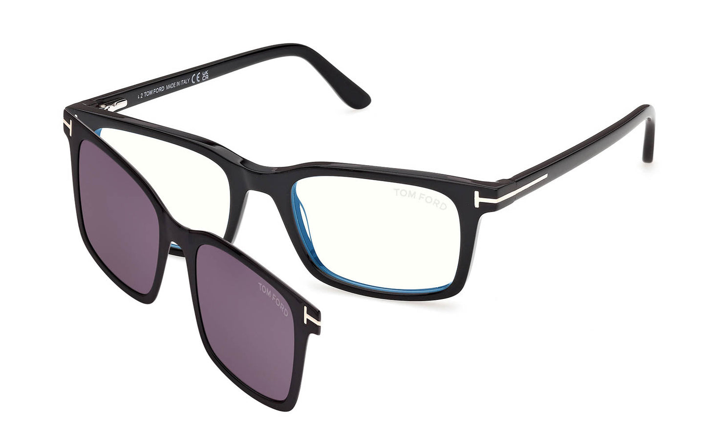 Tom Ford TF6175-B Blue Light#colour_shiny-black