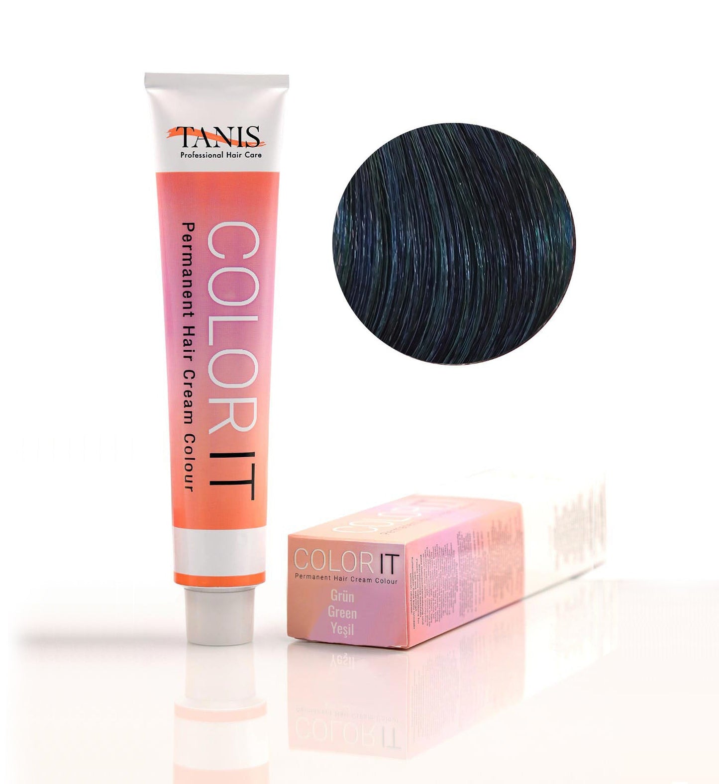 Permanente Haarfarbe COLOR-IT Grün