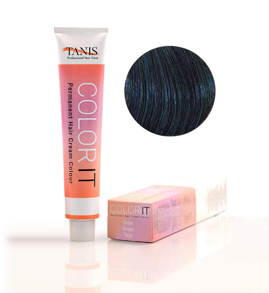 Permanente Haarfarbe COLOR-IT Grün