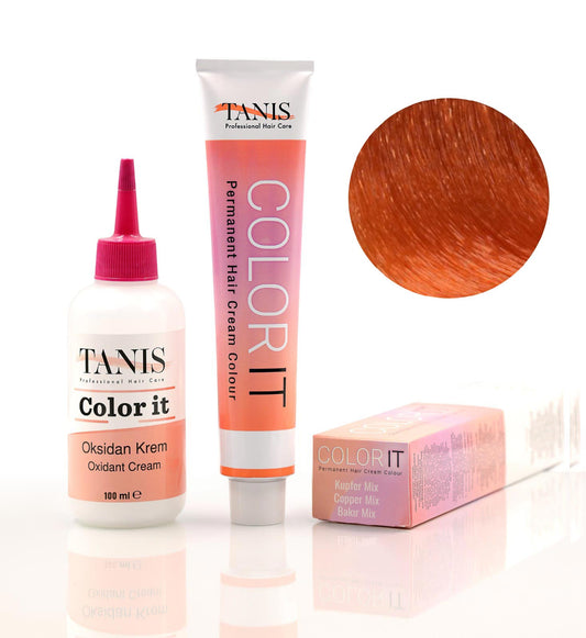 Permanente Haarfarbe COLOR-IT Kupfer-Mix