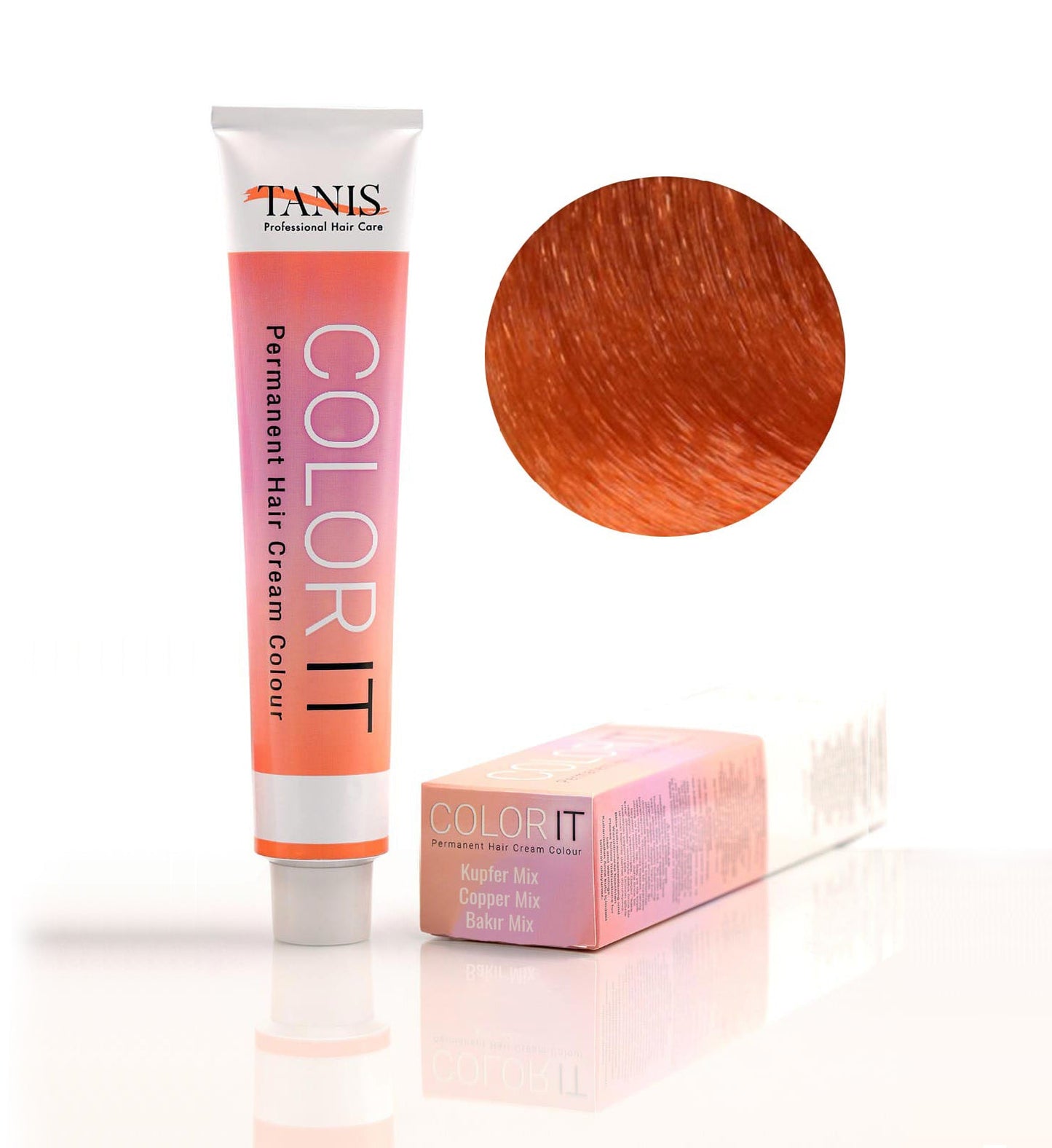 Permanente Haarfarbe COLOR-IT Kupfer Mix