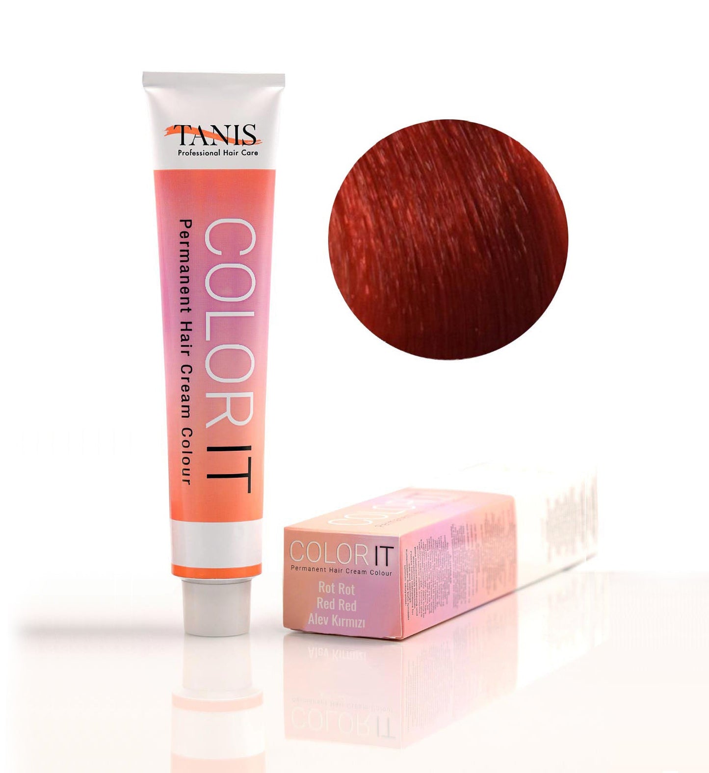 Permanente Haarfarbe COLOR-IT Rot-Rot