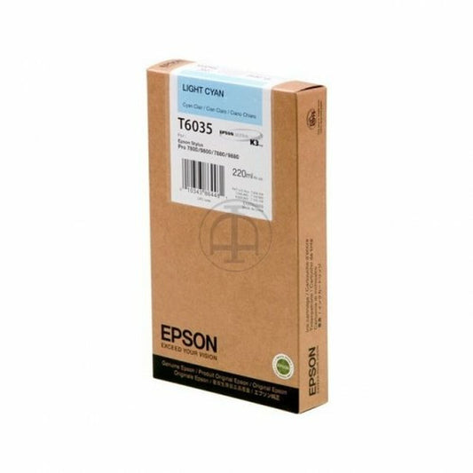 Original Tintenpatrone Epson C13T603500 Blau Türkis
