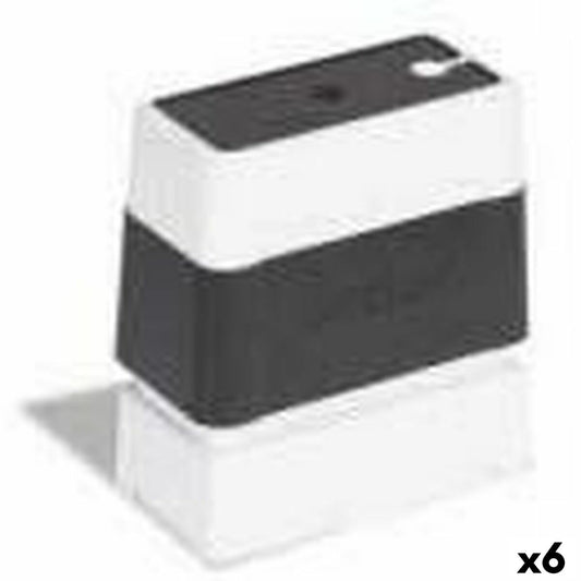 Siegel Brother 12 x 12 mm Schwarz (6 Stück)