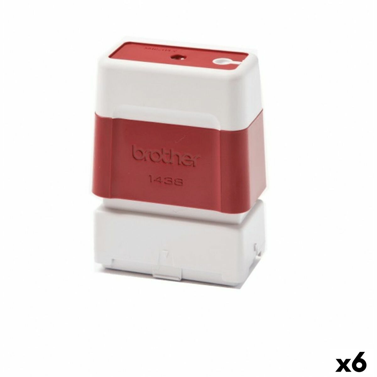 Selbstfärbestempel Brother 1438 Rot (6 Stück)
