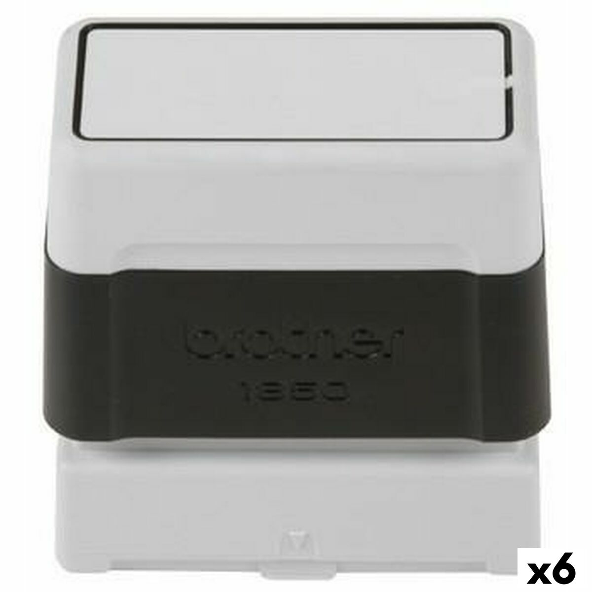 Siegel Brother    18 x 50 mm Schwarz (6 Stück)