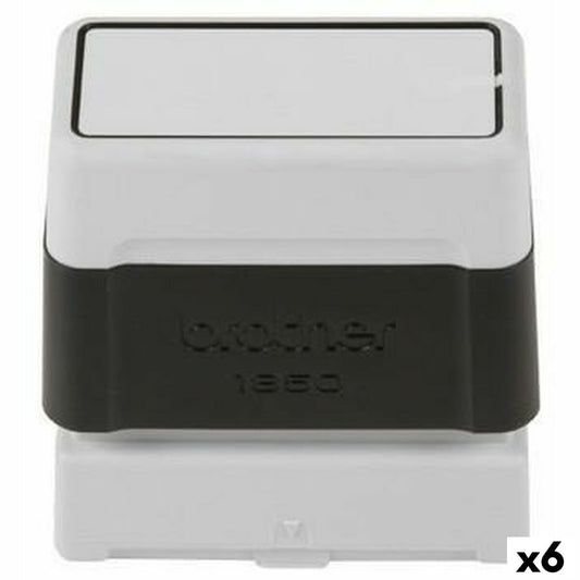 Siegel Brother    18 x 50 mm Schwarz (6 Stück)
