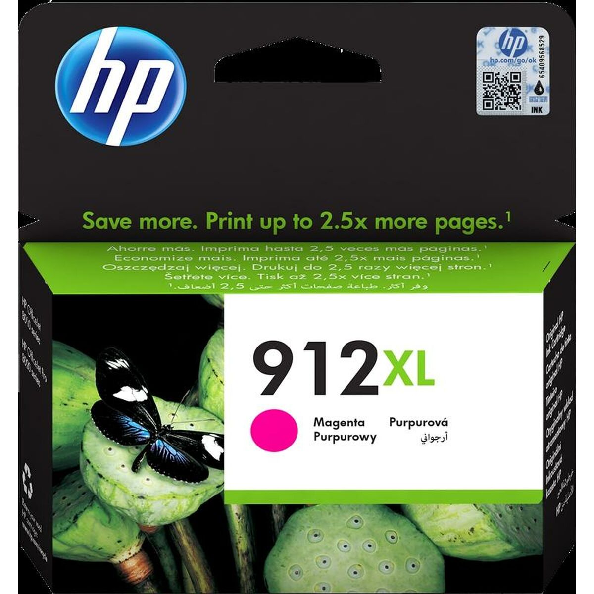 Original Tintenpatrone HP 912XL Magenta (60 Stück)
