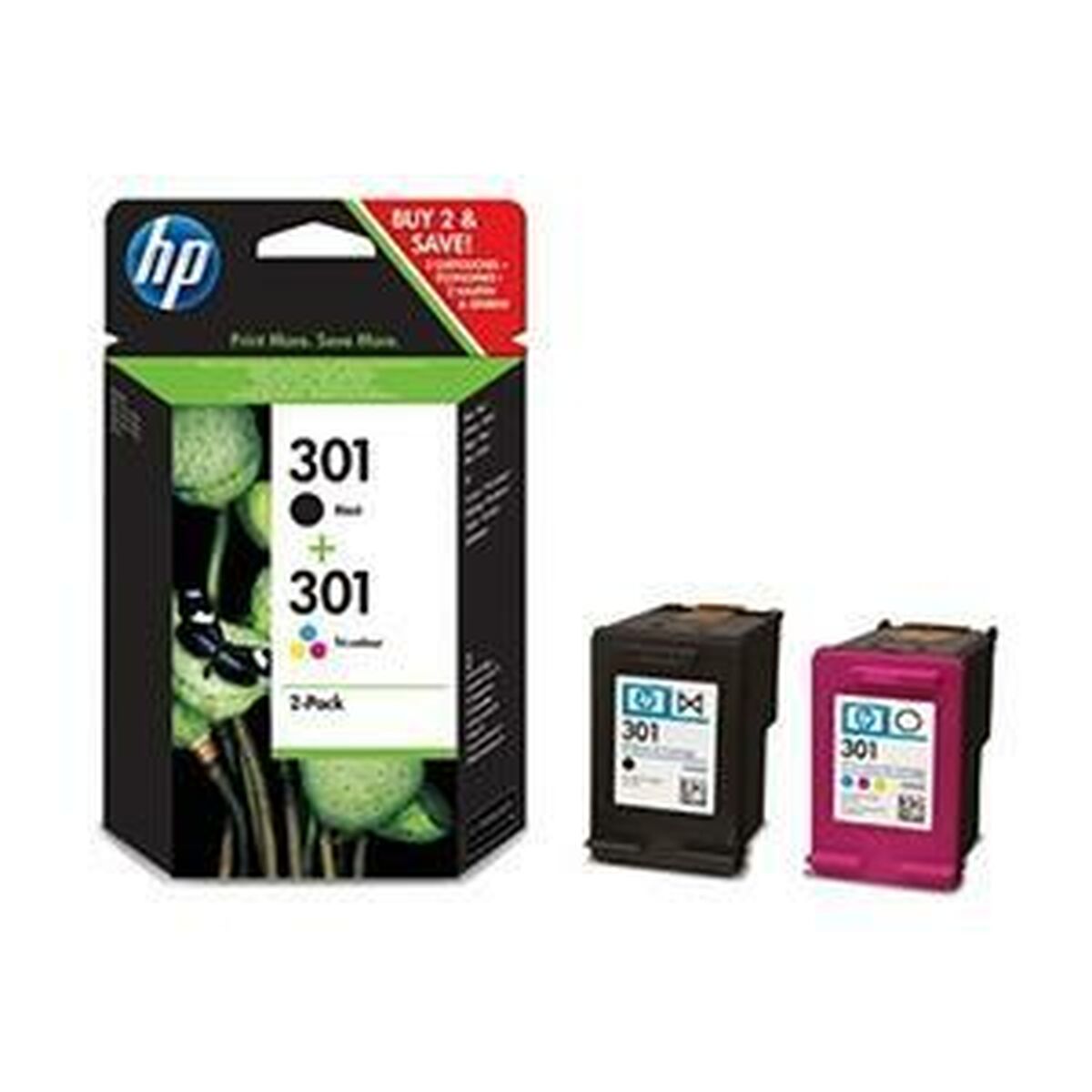 Original Tintenpatrone HP 301 Gelb (24 Stück)