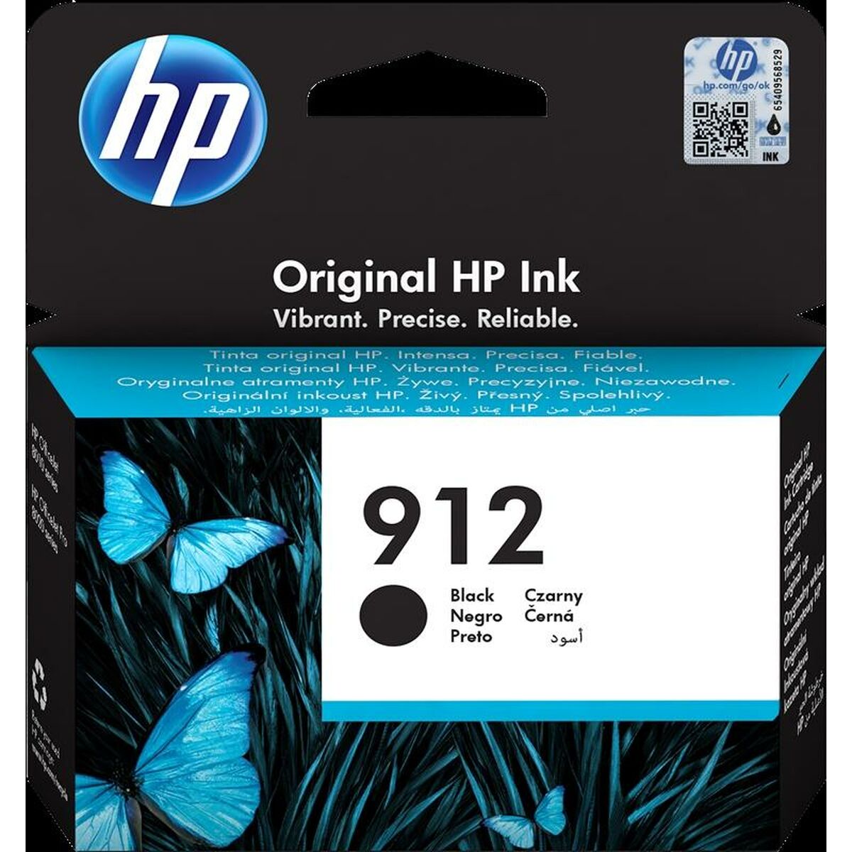Original Tintenpatrone HP Nº912 Schwarz (60 Stück)
