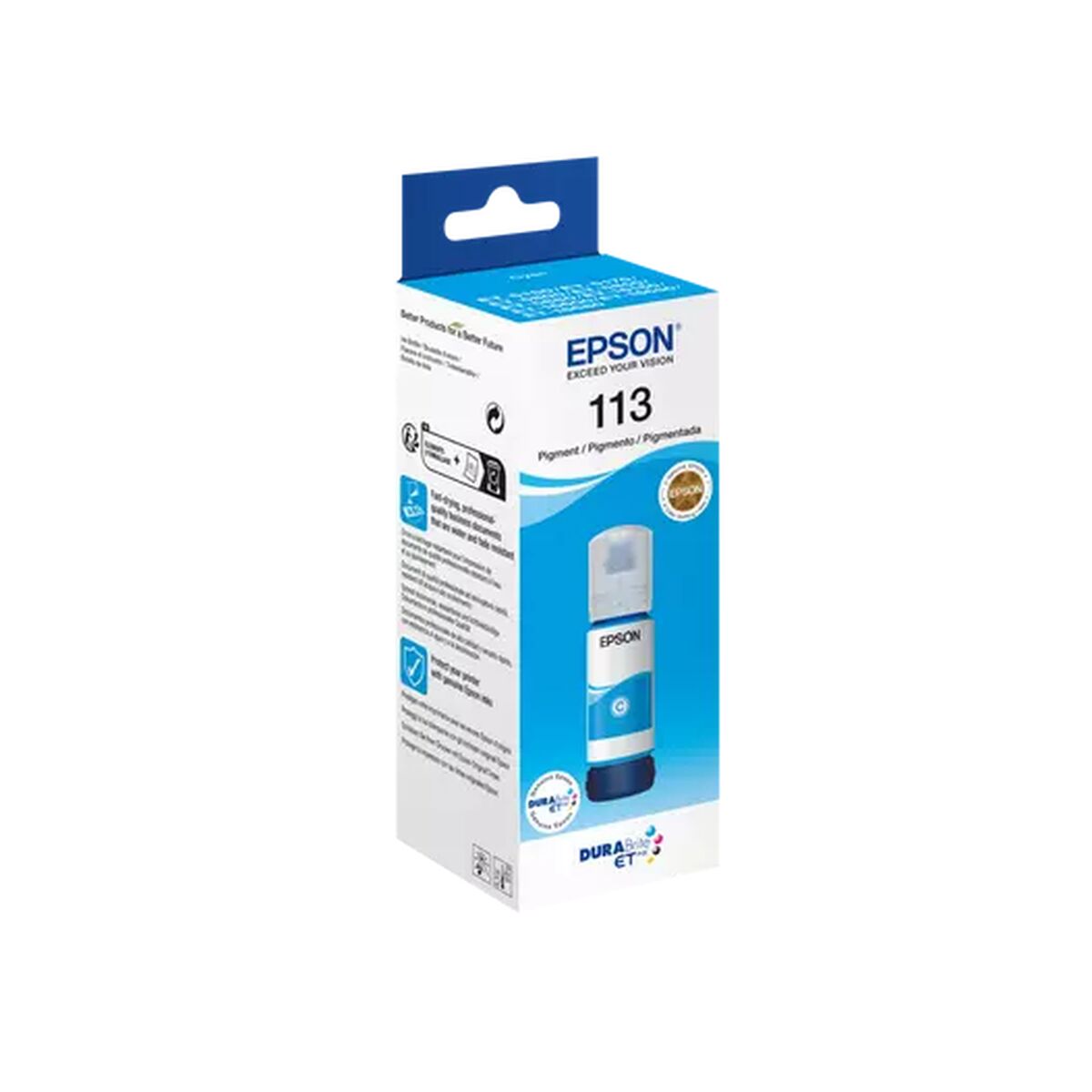 Nachfüllungstinte Epson ECOTANK ET-5850, ET-5800, ET-16650, ET-16600, ET-5880, ET-5170 - Nº 113 Türkis