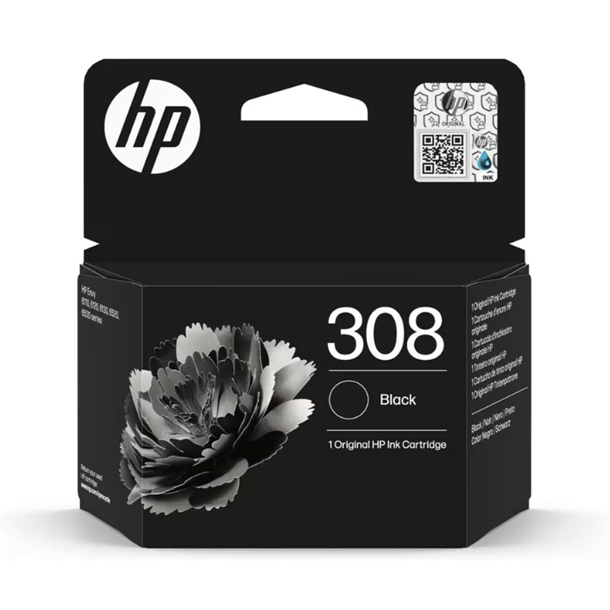 Original Tintenpatrone HP Nº 308 Schwarz (60 Stück)
