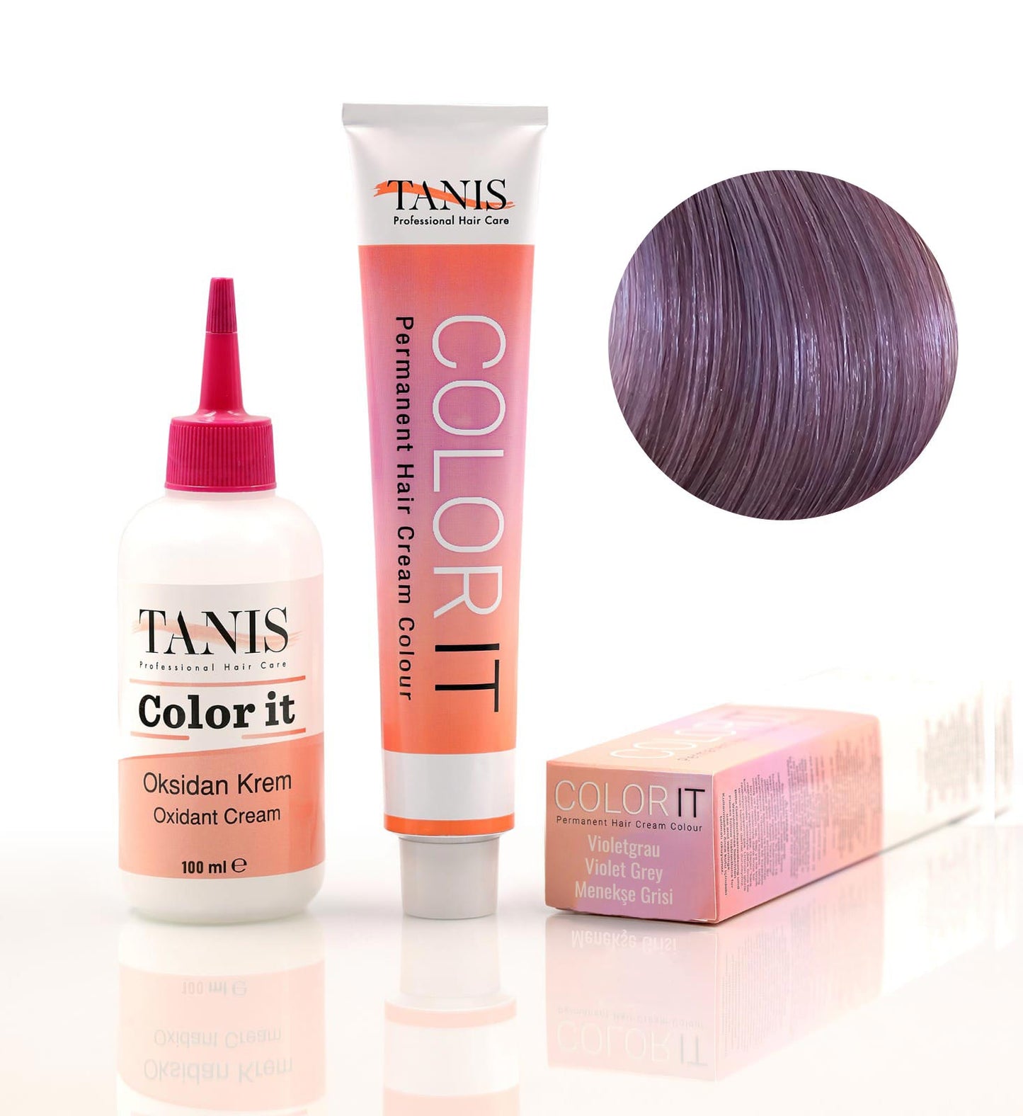 Permanente Haarfarbe COLOR-IT Violetgrau